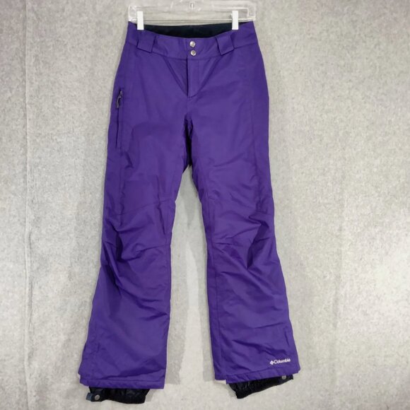 Columbia Like New Women's Omni-Heat Insulated Purple Snow Pants Size 2XL - Picture 1 of 5